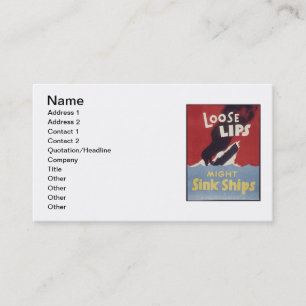 Losse Lips kan Visitekaartjes gooien