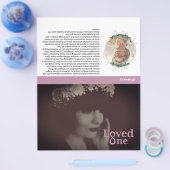 Losse One Memorial Service Programme Flyer (Enkel)