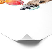 Losse op vakantie foto afdruk (Hoek)