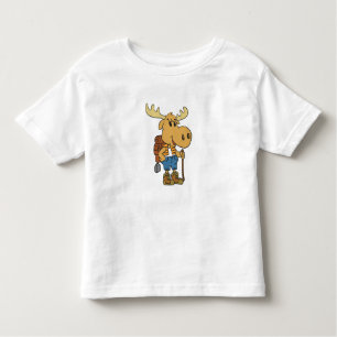 Losse reiziger met rugzak   Achterkleur kiezen Kinder Shirts