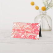 Losse Waterverf Roze Floral Blush Coral Wedding (Achterkant)