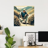 Lost Ball - Golf Art Print (Thuiskantoor)