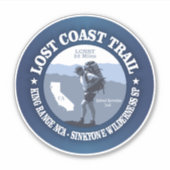 Lost Coast Trail (BG) Sticker (Voorkant)