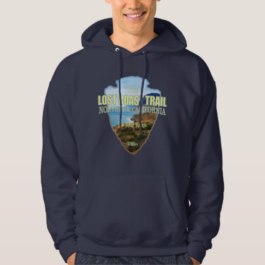 Lost Coast Trail (pijlpunt) Hoodie (Voorkant)