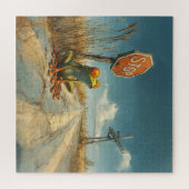 Lost Frog bij Crossroads Legpuzzel (Horizontaal)