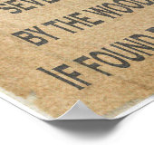 LOST - Golf Ball Poster (Hoek)