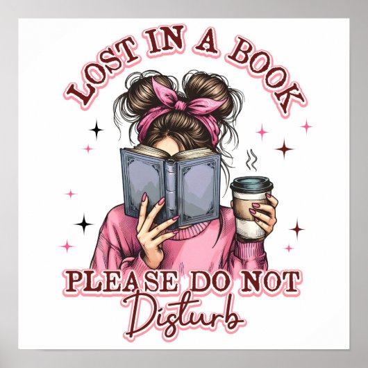 Lost In a Book.... Poster (Voorkant)