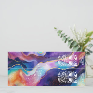 Lost In Books Galaxy Swirl 2-in-1 Bladwijzer