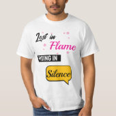Lost in Flame Rising in Silence T-shirt (Voorkant)