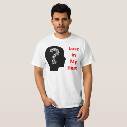 Lost in My Mind Homme's Value T-shirt (Devant entier)