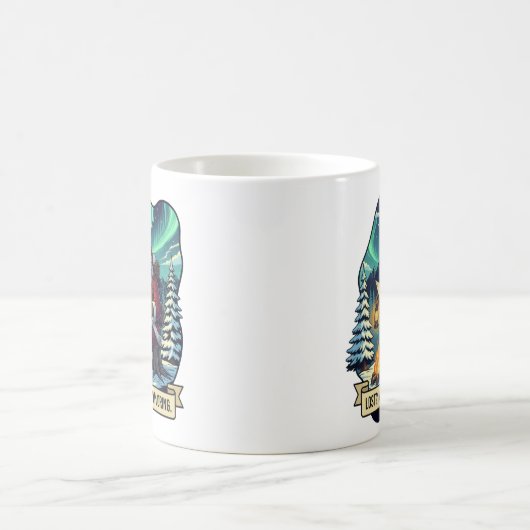 Lost Nah Just Exploring Santa Design Koffiemok (Center)