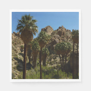 Lost Palms Oasis I in het Nationaal Park Joshua Tr Servetten