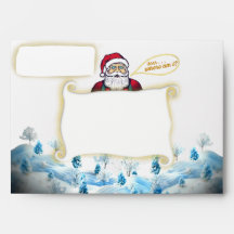 LOST SANTA 5x7 envelop