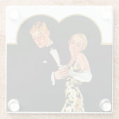 Lost Suspender Glazen Onderzetter (Achterkant)