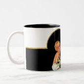 Lost Suspender Tweekleurige Koffiemok (Links)