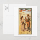Lost Trail Comedy - Vrouwen Gevist Western Briefkaart (Voorkant / Achterkant)