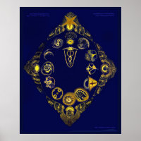 Lost Zodiac of Rudof Steiner (groot, 30 x 24 inch)