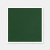 Lot classique : serviettes en papier vert foncé (Devant)