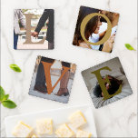 Lot De Dessous-de-verres Personnalisez facilement votre propre photo d'amou<br><div class="desc">Facile Personnaliser votre propre ensemble de dessous de verre acrylique unique de Ricaso - ajoutez vos propres photos à ce grand ensemble - fait un merveilleux souvenir unique ou idée cadeau - épelle le mot LOVE</div>