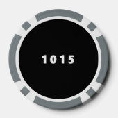 Lot De Jeton De Poker 1015 Poker (Verso)