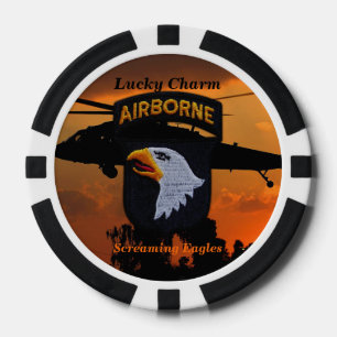 Lot De Jeton De Poker 101e aigle à hurler aéroporté fort campbell