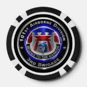 Lot De Jeton De Poker 101e division aéroportée 3e brigade (Verso)