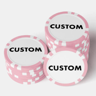 Lot De Jeton De Poker 10 x Casino personnalisé PINK,