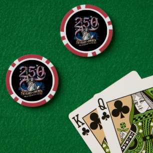 Lot De Jeton De Poker 250 Ans Anniversaire Amérique 1776 2026