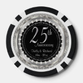 Lot De Jeton De Poker 25e Silver Wedding Anniversary (Verso)
