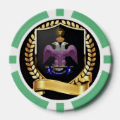 Lot De Jeton De Poker 33 Degree Mason (Recto)