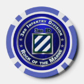 Lot De Jeton De Poker 3e division d'infanterie (Verso)