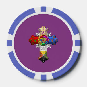 Lot De Jeton De Poker [400] Rosy Cross (Croix Rose)