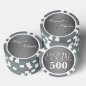 Lot De Jeton De Poker 60e anniversaire du diamant | Chips de poker perso (Empiler)