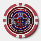 Lot De Jeton De Poker 82e division aéroportée (Recto)