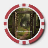 Lot De Jeton De Poker "A travers la porte" (Recto)