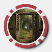 Lot De Jeton De Poker "A travers la porte" (Verso)