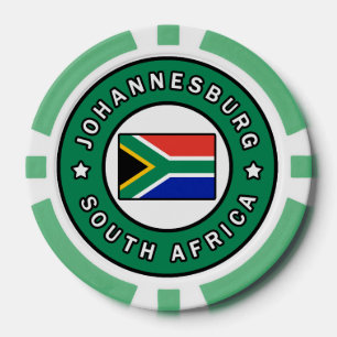 Lot De Jeton De Poker Afrique du Sud de Johannesburg