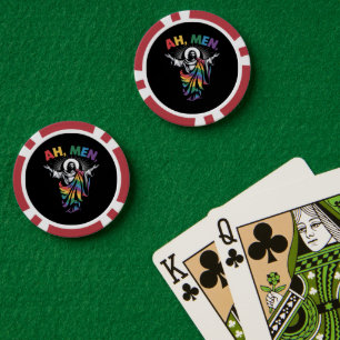 Lot De Jeton De Poker Ah Men Drôle LGBT Fierté Gay
