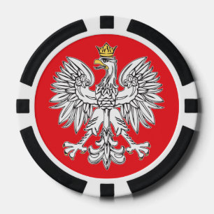Lot De Jeton De Poker Aigle Polonais Avec Chips De Poker Gold Crown