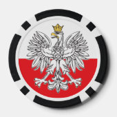 Lot De Jeton De Poker Aigle Polonais Avec Chips De Poker Gold Crown (Verso)