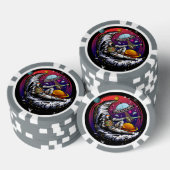 Lot De Jeton De Poker Aimant en pierre. (Empiler)