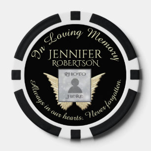 Lot De Jeton De Poker Ajouter une photo personnalisée Mémorial
