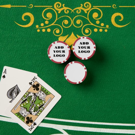 LOT DE JETON DE POKER AJOUTEZ VOTRE LOGO (Table de poker (pile))