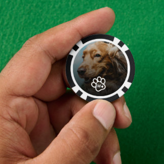 Lot De Jeton De Poker Ajoutez Votre Propre Photo Chiens Animaux Monogram