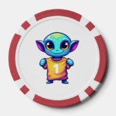 Lot De Jeton De Poker Alien de Lil (Verso)