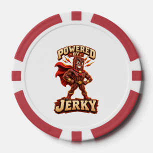 Lot De Jeton De Poker Alimenté par Jerky Superhero