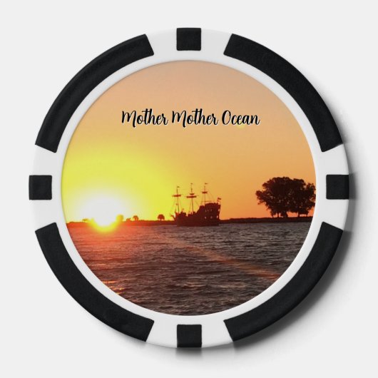 Lot De Jeton De Poker Âme de pirate (Recto)