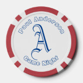 Lot De Jeton De Poker American Eagle Name & Monogram (Verso)