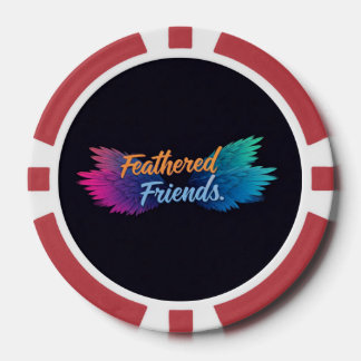 Lot De Jeton De Poker Amis de plumes