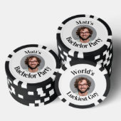 Lot De Jeton De Poker Amusant Groom Face Bachelor Party (Empiler)